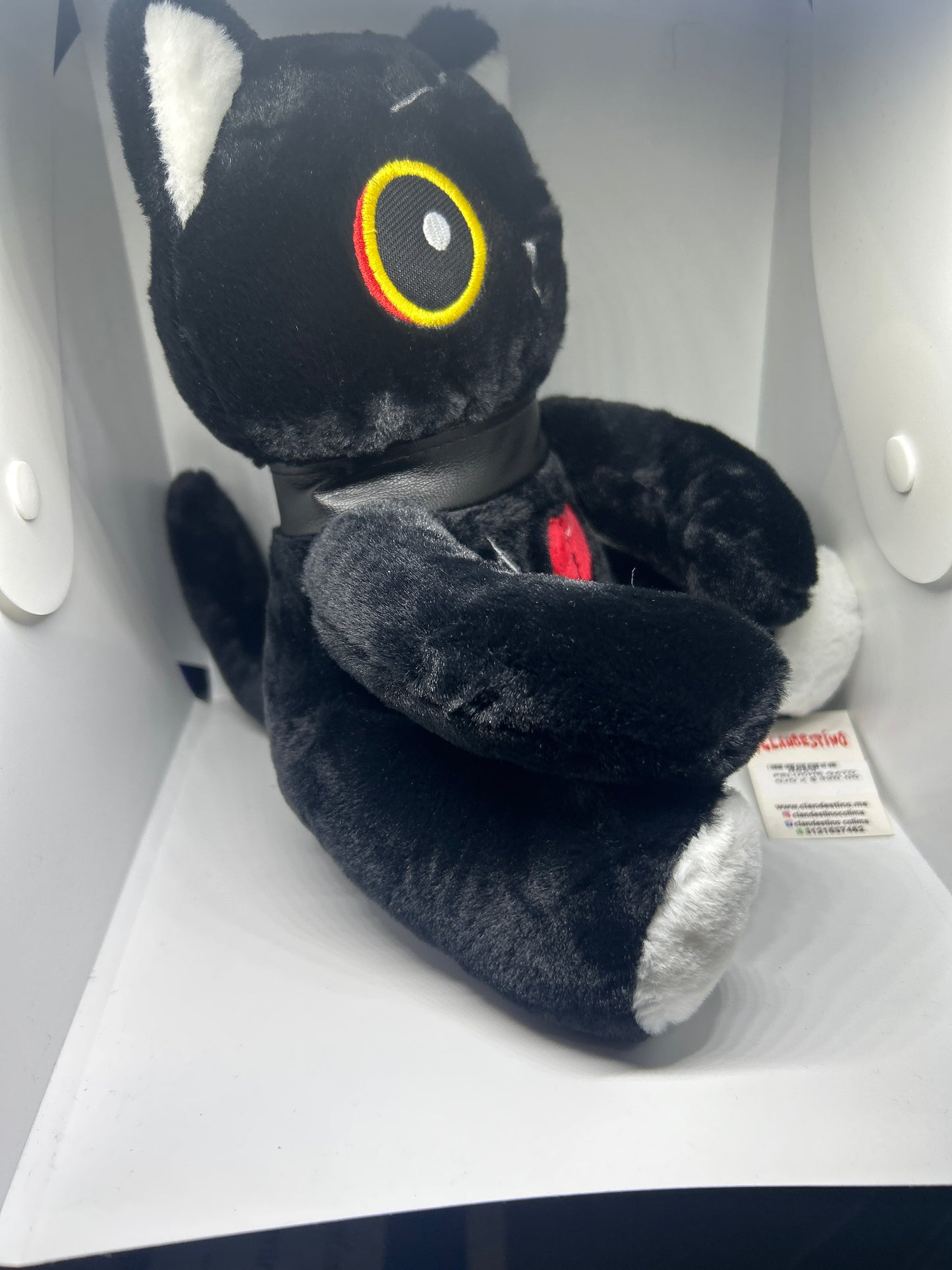 PELUCHE GATO OJO X